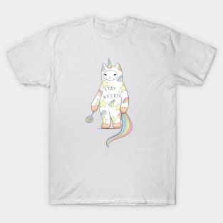 Stay Weird! With Love From Unicorn Cat T-Shirt